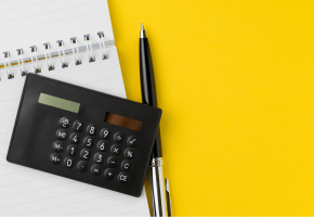 pen and calculator