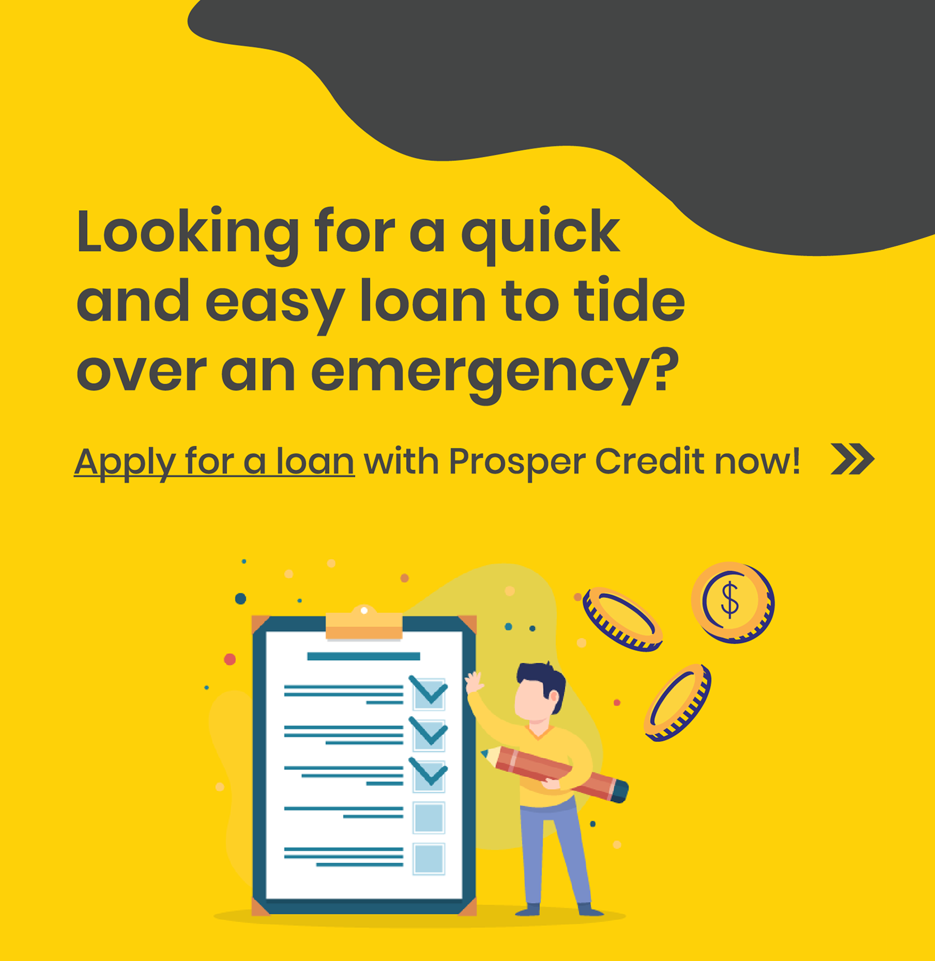 Looking for a quick and easy loan to tide over an emergency